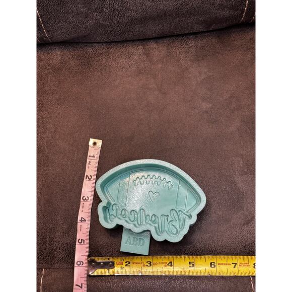 Broncos Football Silicone Freshie Mold - Picture 2 of 5